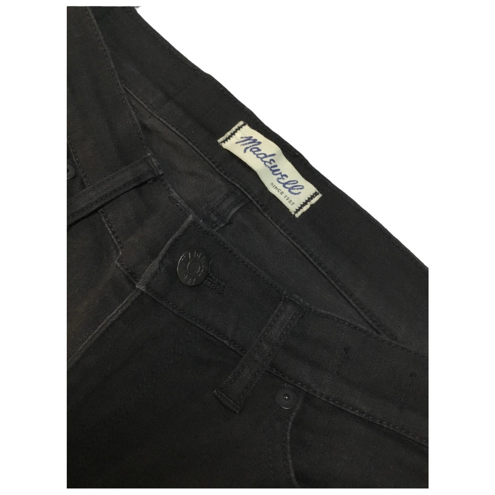 Madewell High Rise Skinny Skinny Carbondale B1799 Black Jeans 28 - Picture 9 of 12